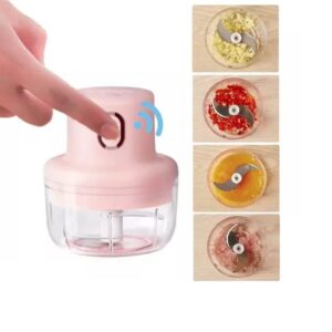 Electric Mini Chopper, Fruit-Vegetable Cutter USB Rechargeable